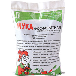 На фото - фосфоритная мука, ogorodbezzabot.ru